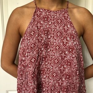 Hollister Patterned Flowy Tank